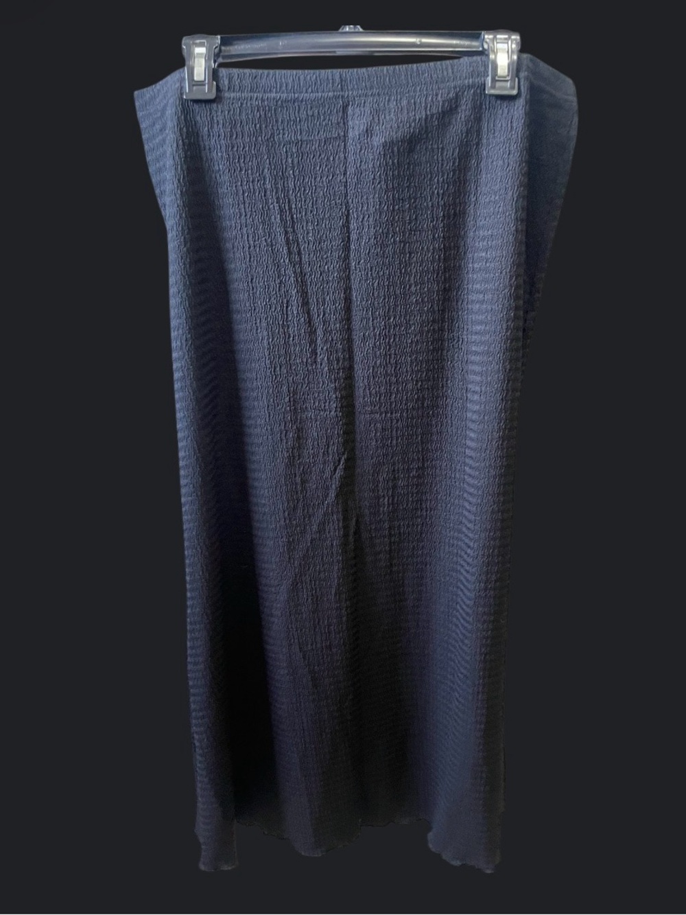 Black Textured Maxi Skirt - Classic Women's Skirt